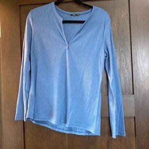 Famulily blue waffle shirt